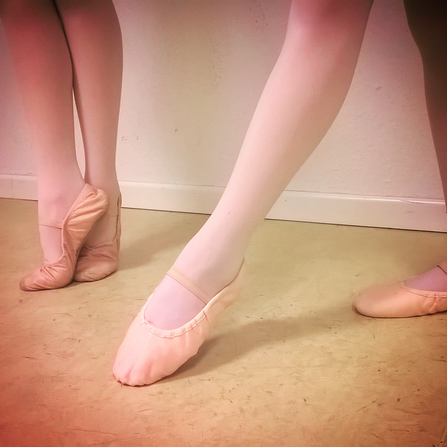 Ballettschuhe im Studio
