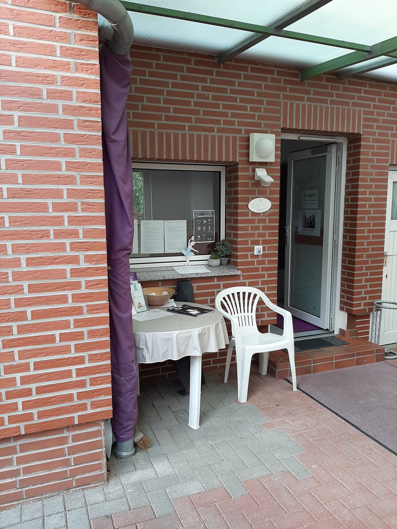 Eingangsbereich des Studios