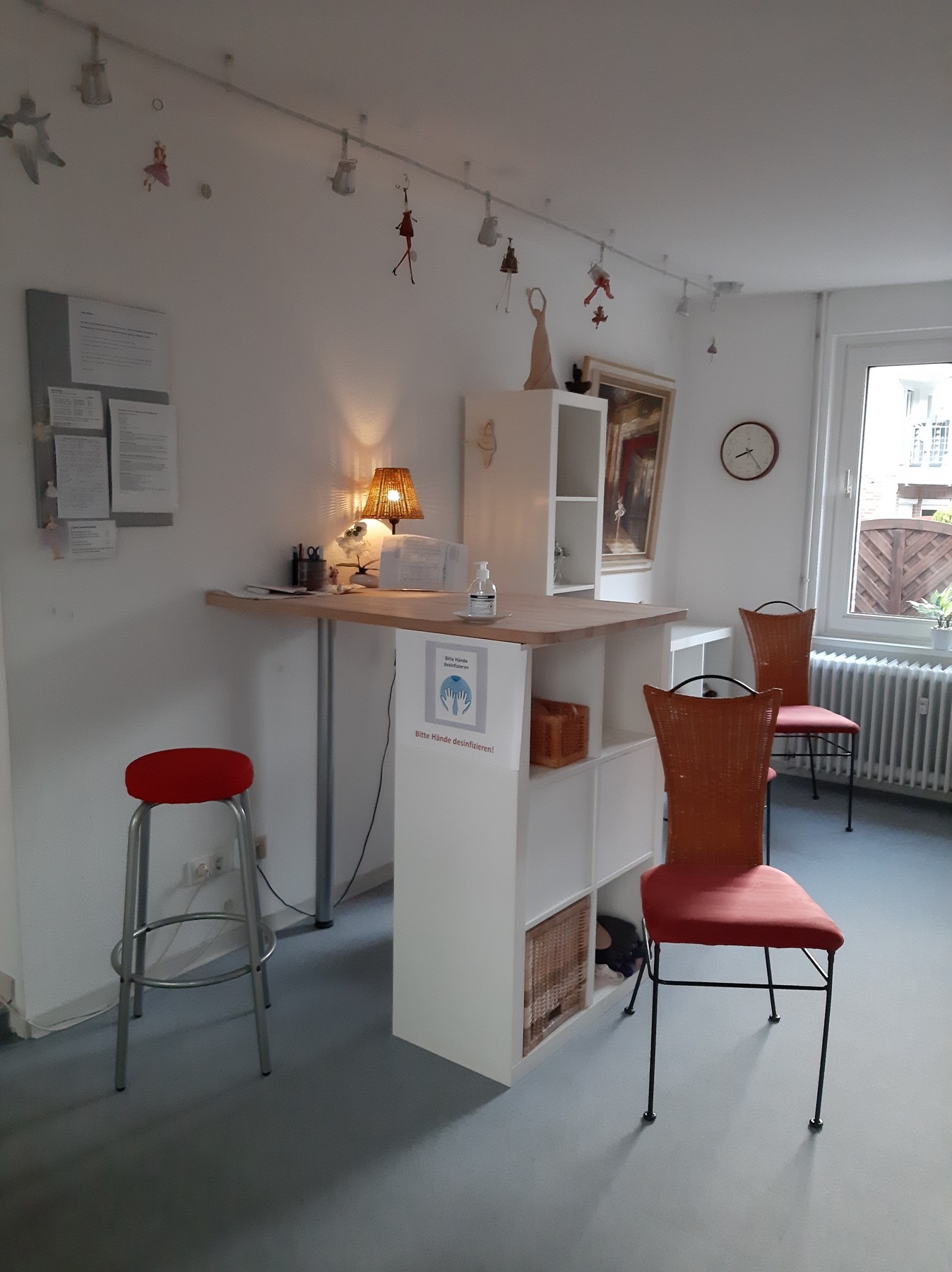 Empfangsbereich des Studios