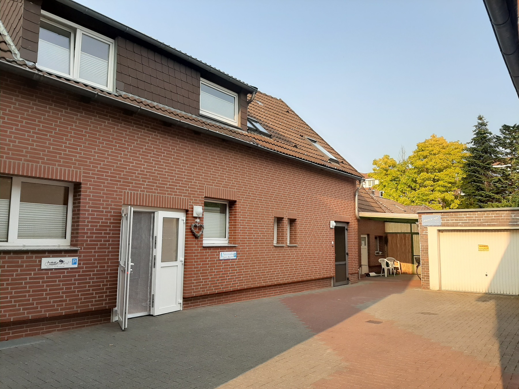 Studiogebäude im Hinterhof